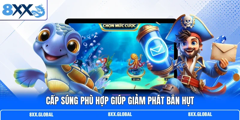 Cấp súng phù hợp giúp giảm phát bắn hụt