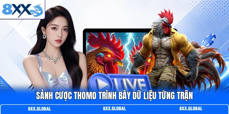 Sảnh cược Thomo trình bày dữ liệu từng trận